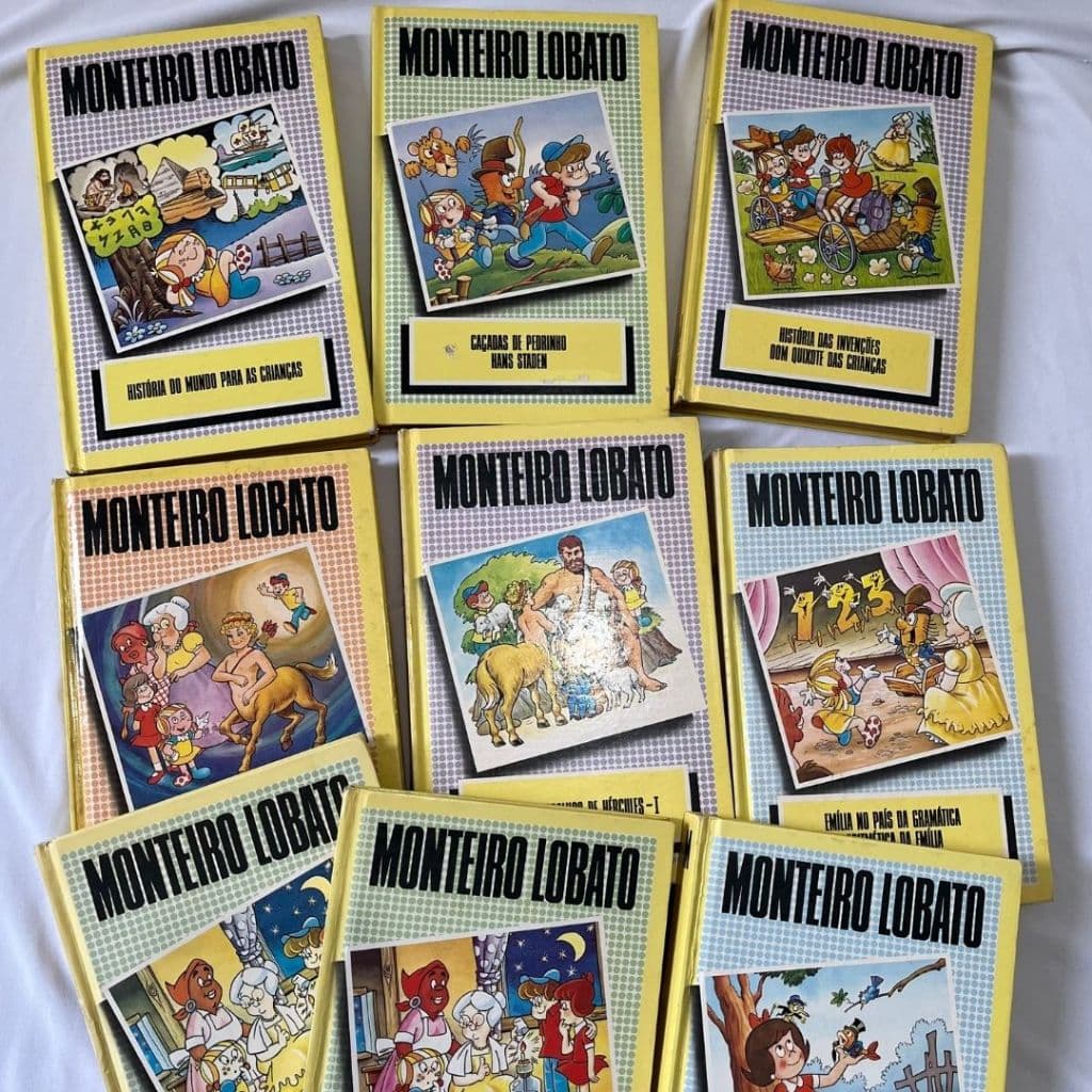 Coleção Obra Infanto-Juvenil de Monteiro Lobato (Círculo do Livro) - Títulos Clássicos - Capa Dura