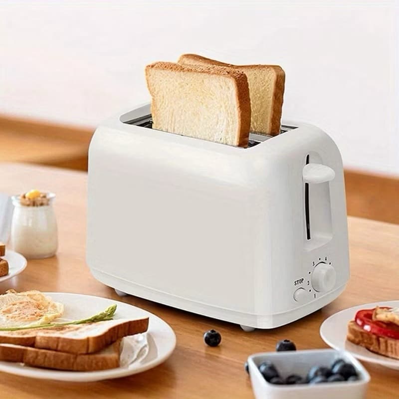 Torradeira Elétrica 220V Branca - Pão de Forma Café da Manhã