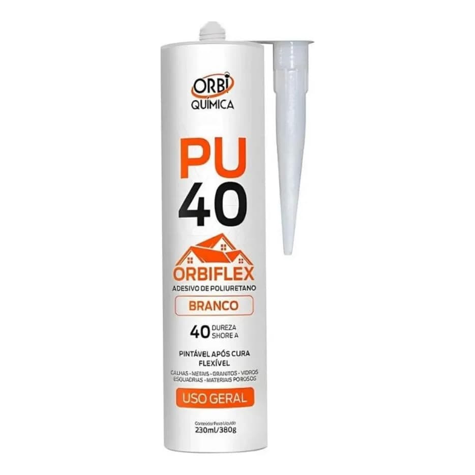 Adesivo Selante Pu40 Construção Branco 380g Este produto está