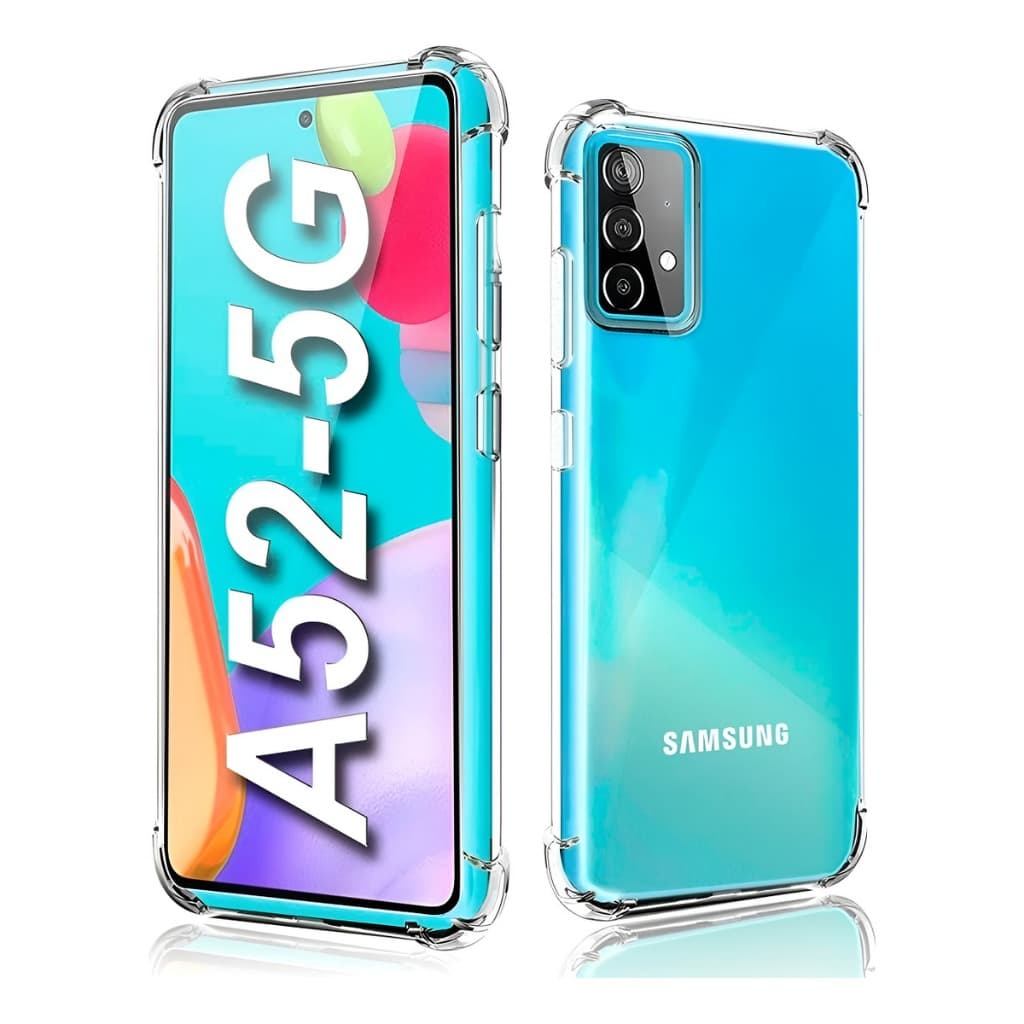 Capa Samsung Galaxy A52 5G Capinha Case Transparente Anti Impacto Bordas Reforçadas Silicone TPU