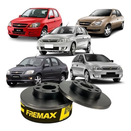 Par Disco Freio Dianteiro Fremax Celta Prisma Corsa Classic BD1240