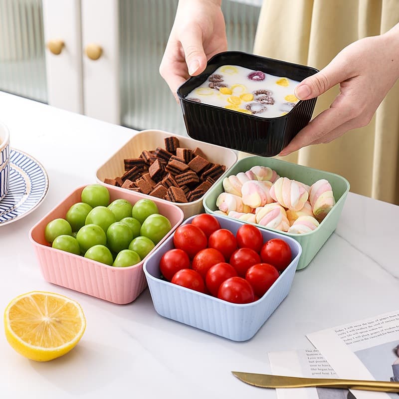 Kit com Potes para Petiscos e Pequenas Refeições