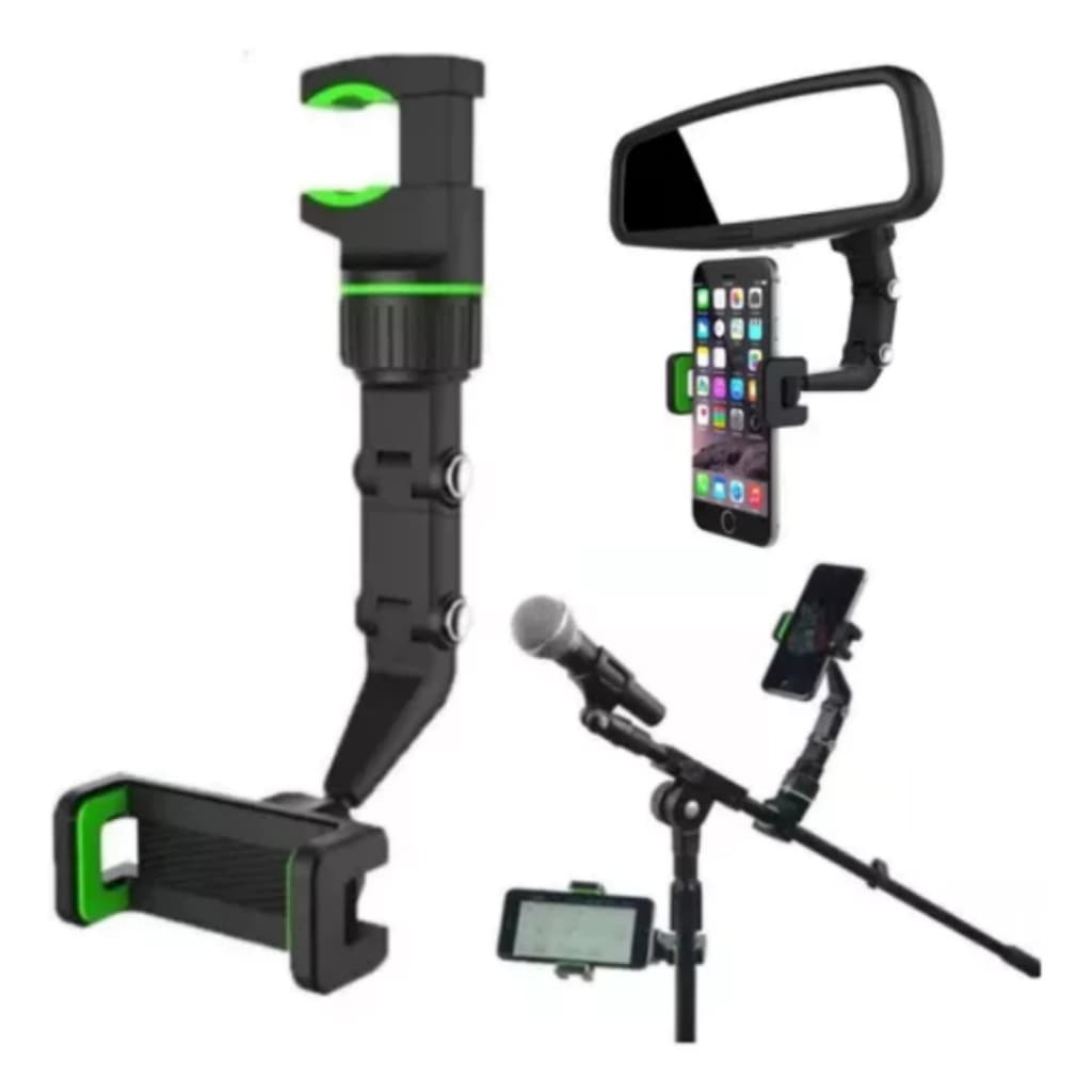 Suporte De Celular Clips para Pedestal Violão Partitura Microfone mesa retrovisor de carro