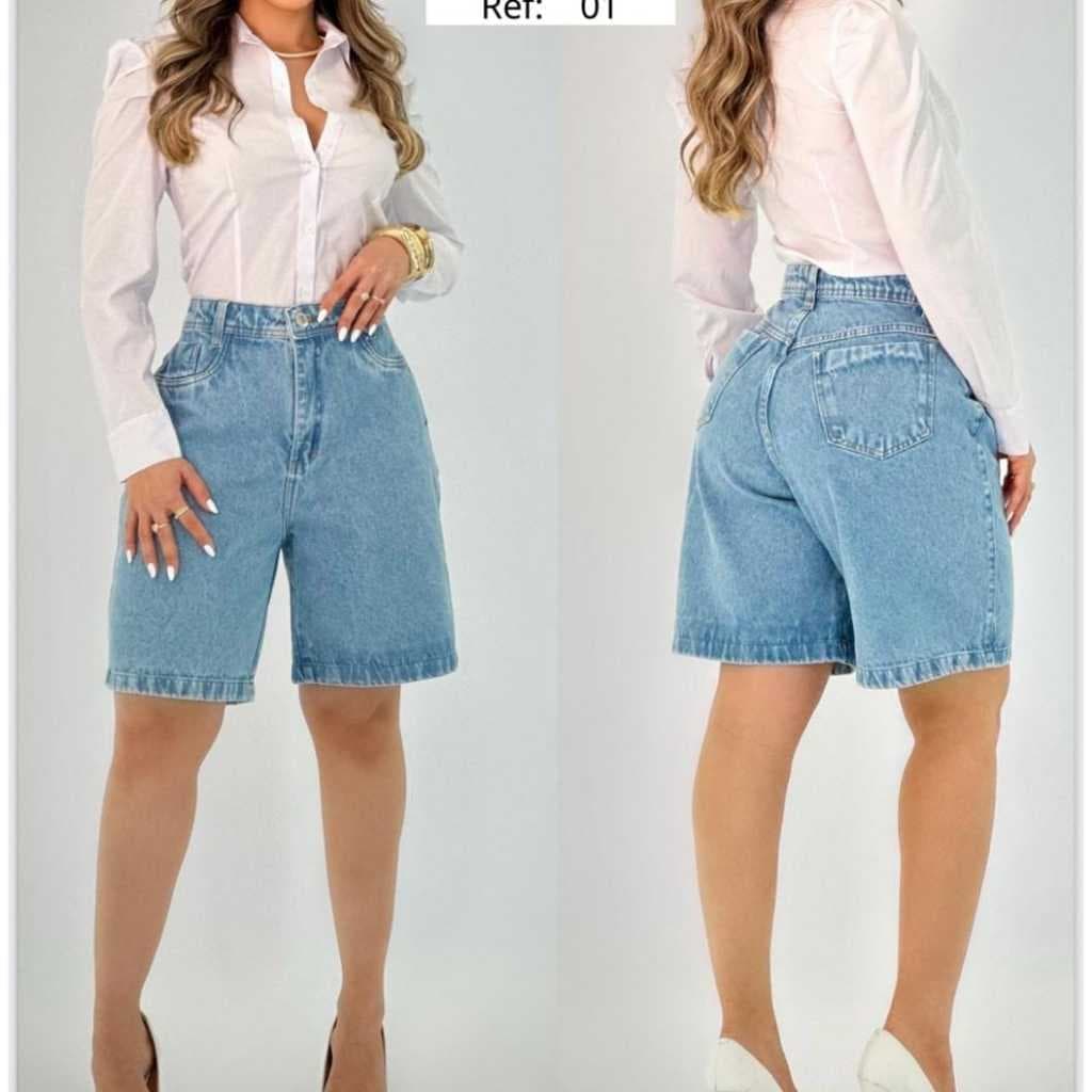 Bermuda Jeans Lisa Feminina
