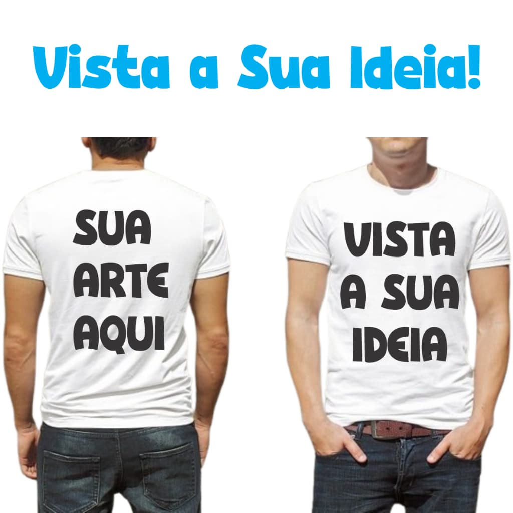Camisa Estampada Personalizada Sua LOGO aqui