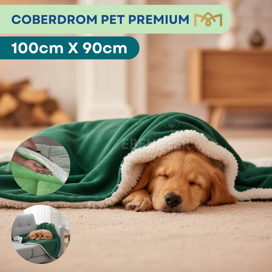 Coberdrom Pet Sherpa Carneirinho Quentinho Premium Antialérgico Resistente Cães Gato Diversas Cores