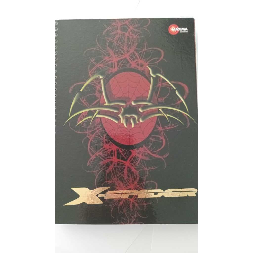 Caderno Universitário XSpider-Man 10 Matérias Capa Dura 200 Folhas - Maxima Cadernos