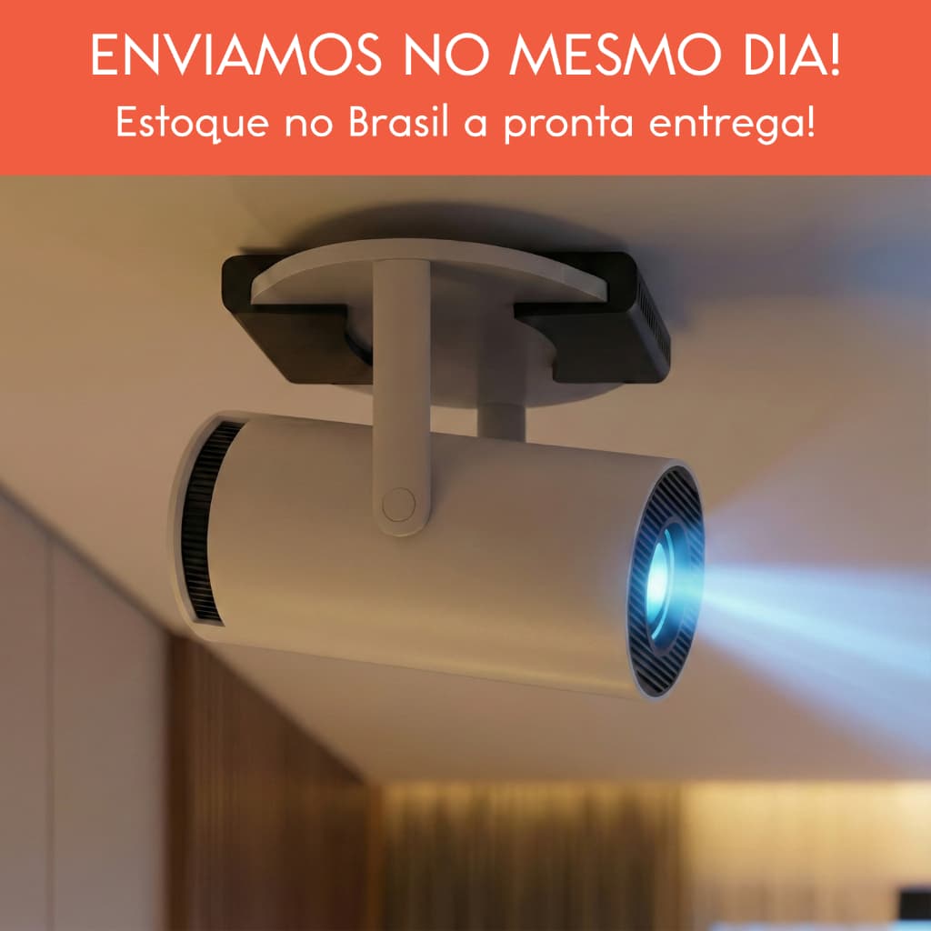 Suporte Articulado 3 em 1 Projetor HY300 Magcubic Salange | Teto Parede Tripé | Ajuste 360º Profissional