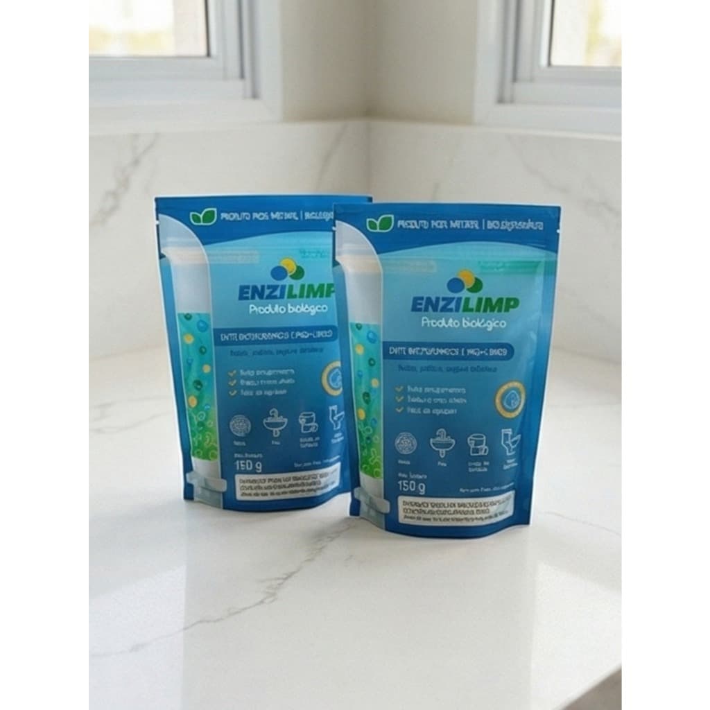 Kit2pcs-enzilimp Bacterias Limpa Caixa Gordura Fossa Ralo150
