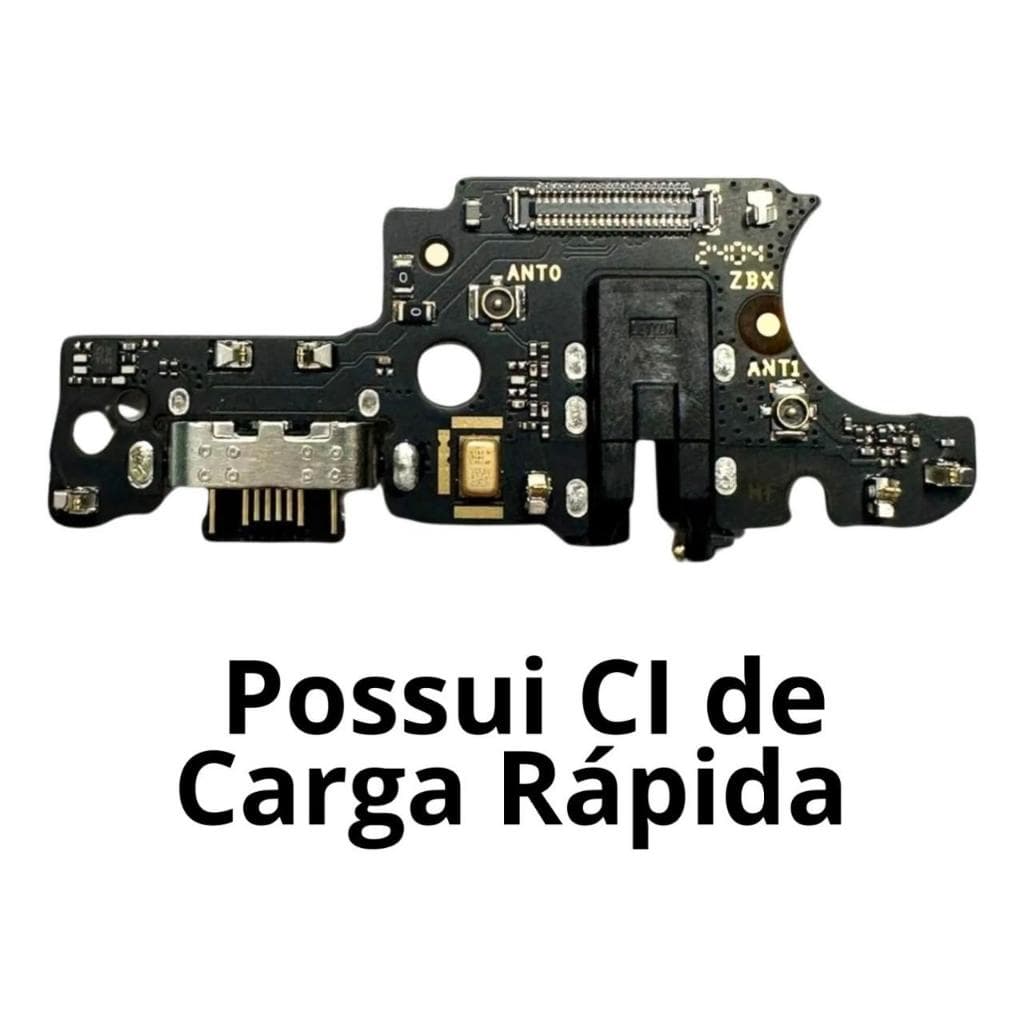 Conector Placa Dock De Carga Compatível Moto G54, G45 5G, G64 5G