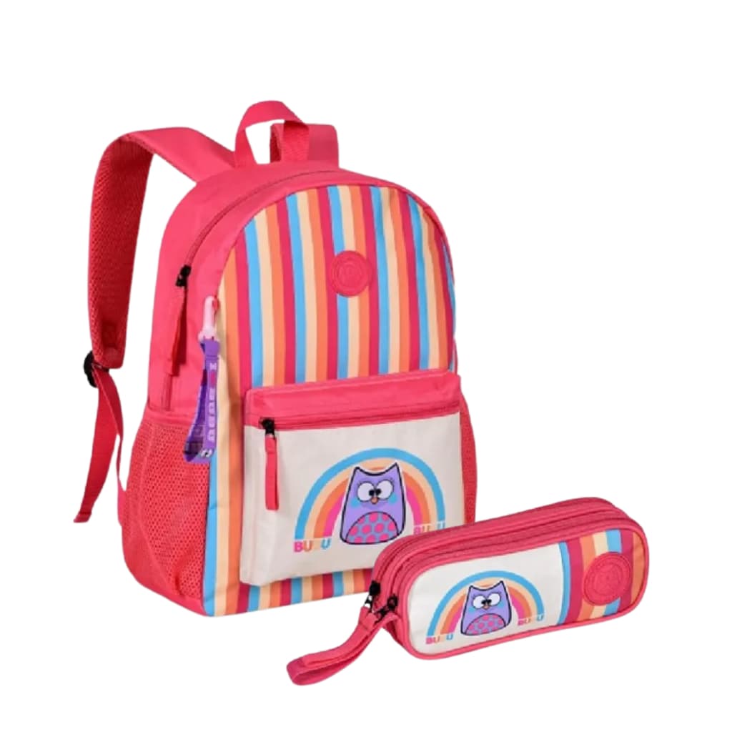 Kit Mochila Infantil Bubu Costas Mochila + Estojo Escolar | Oficial