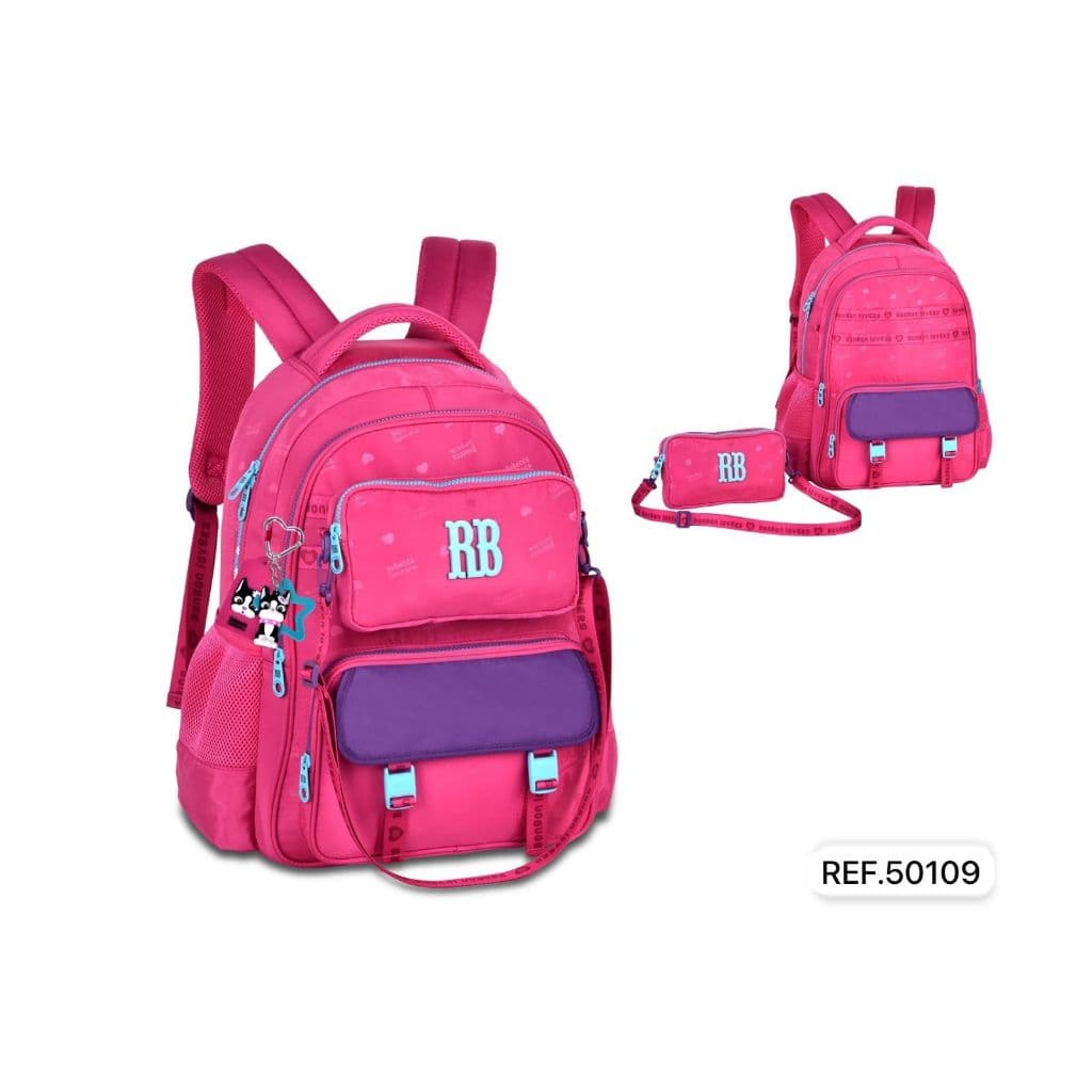 Mochila de Costas RB - Rebecca Bonbon Escolar Infantil (50109)