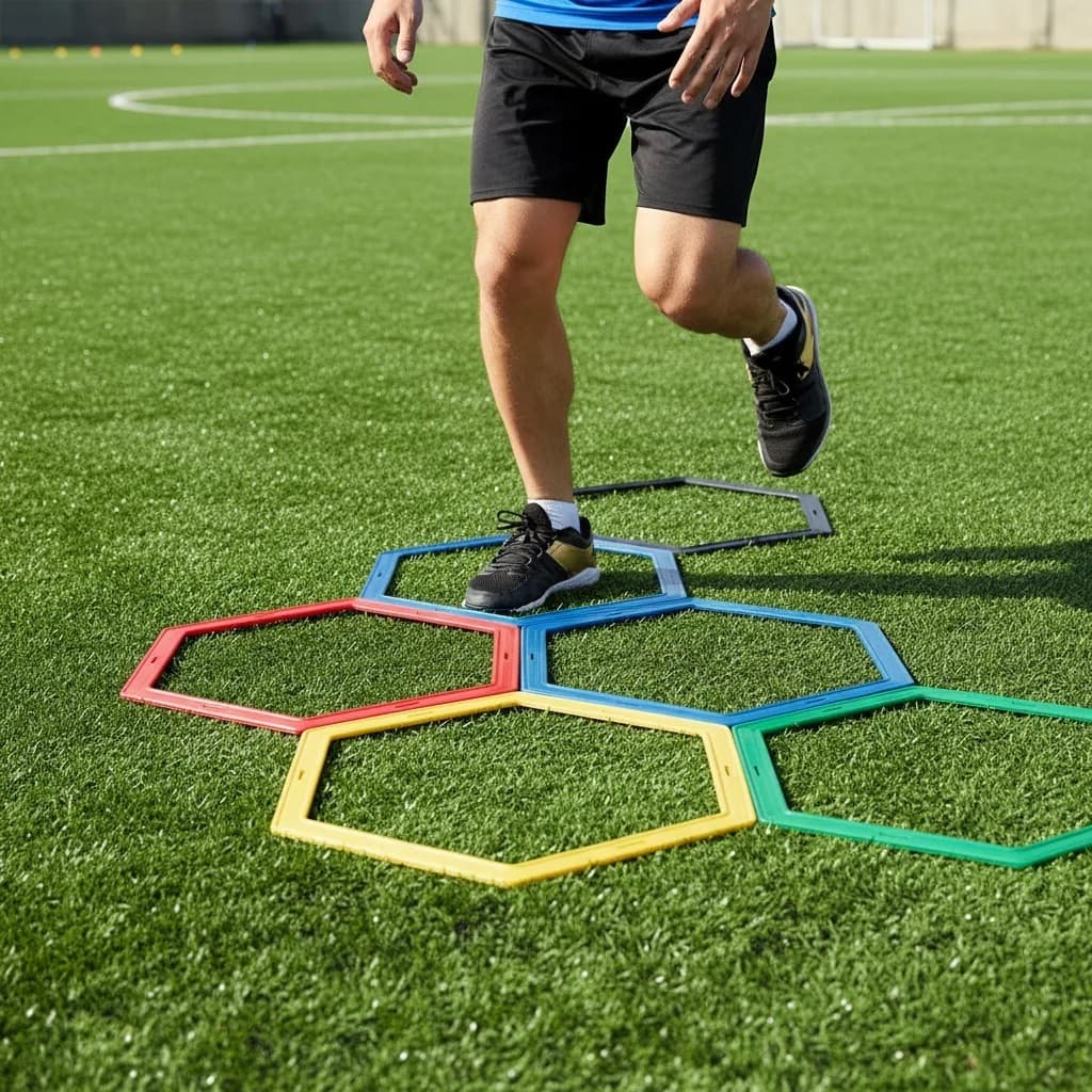 Kit Funcional 12 Aros Colmeia para Treinamento Fitness – Aro Hexagonal
