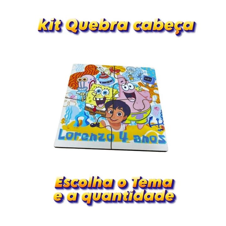 Kit Quebra-Cabeças Personalizados – MDF