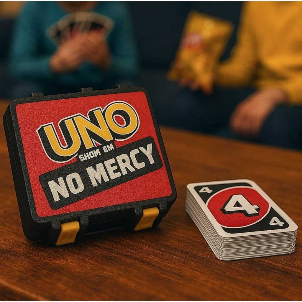 Case para Uno No Mercy Caixa de Jogo Porta Carta Personalizada - Show Em No Mercy