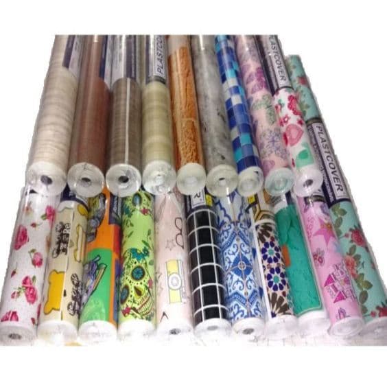 PAPEL ADESIVO ESTAMPADO PARA LISTA ESCOLAR 1 METRO