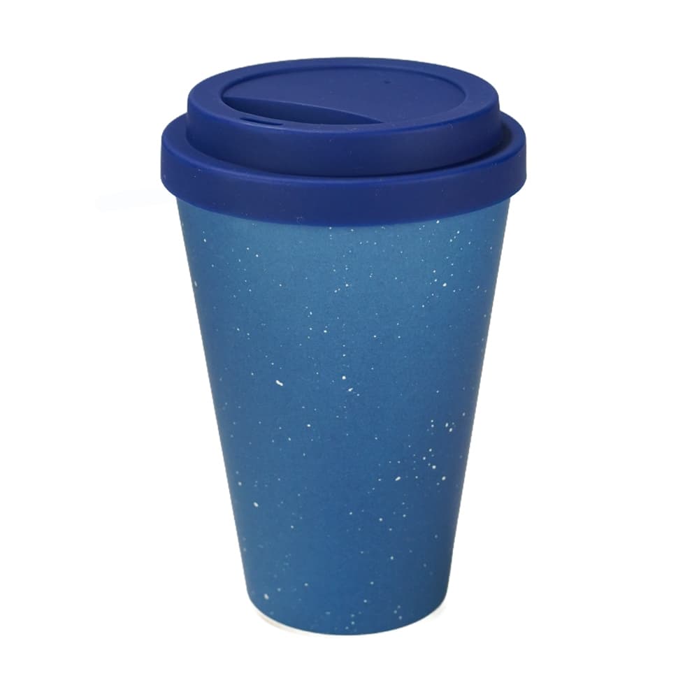 Copo Com Tampa Premium 550ml Modelo Azul Espacial Sustentável