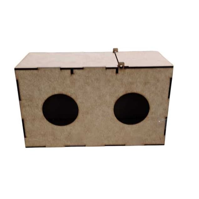 Casinha ninho em mdf 3mm para calopsita