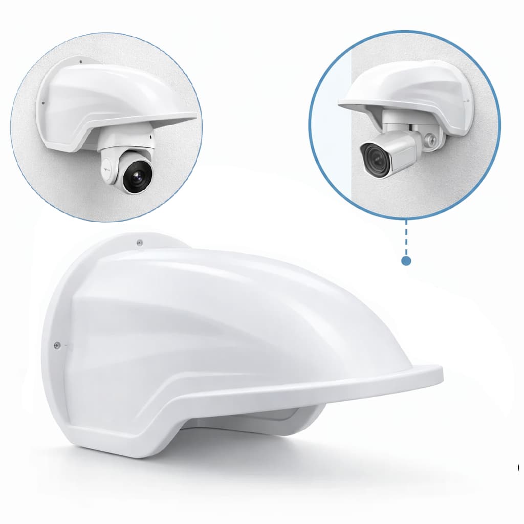 Protetor Para Câmera Externa Wi Fi 360 Camera de Segurança Proteção Sol E Chuva