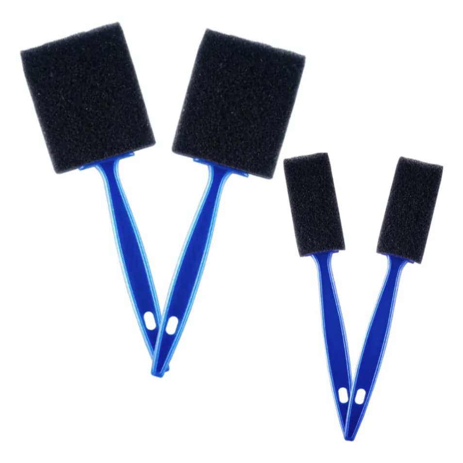 Kit Com 4 Pincéis de Espuma Vonixx para Detalhamento Automotivo