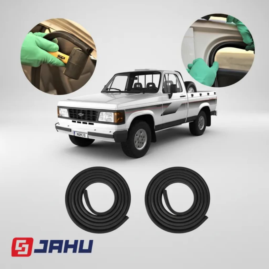 Par  Kit 2 borracha porta D20 D40 D60 -1985 a 1997 ORIGINAL JAHU