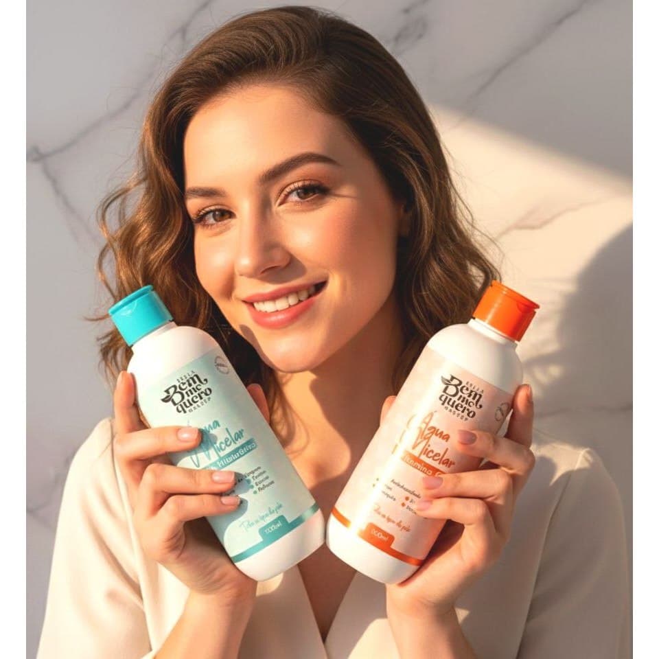 Água Micelar Bem Me Quero Makeup 300ml - Ácido Hialurônico ou Vitamina C
