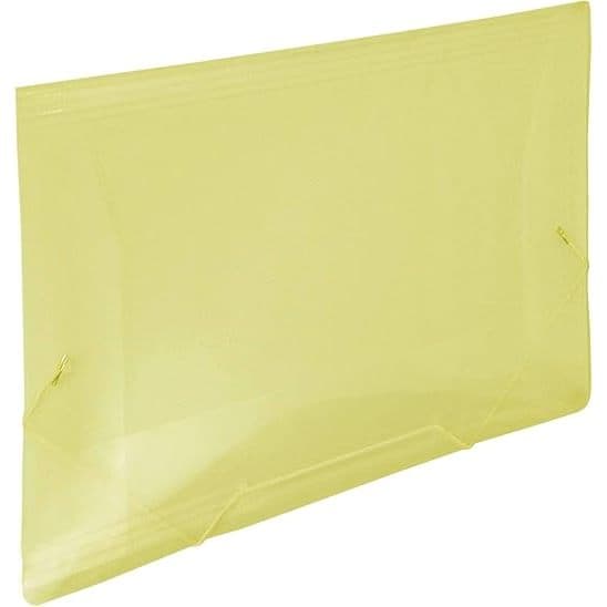 DAC 501PP-AM, Pasta Aba Elástica, Plástica, Oficio, Multicor, Pacote de 10 -  Cor Amarela 78972373638547897237363854