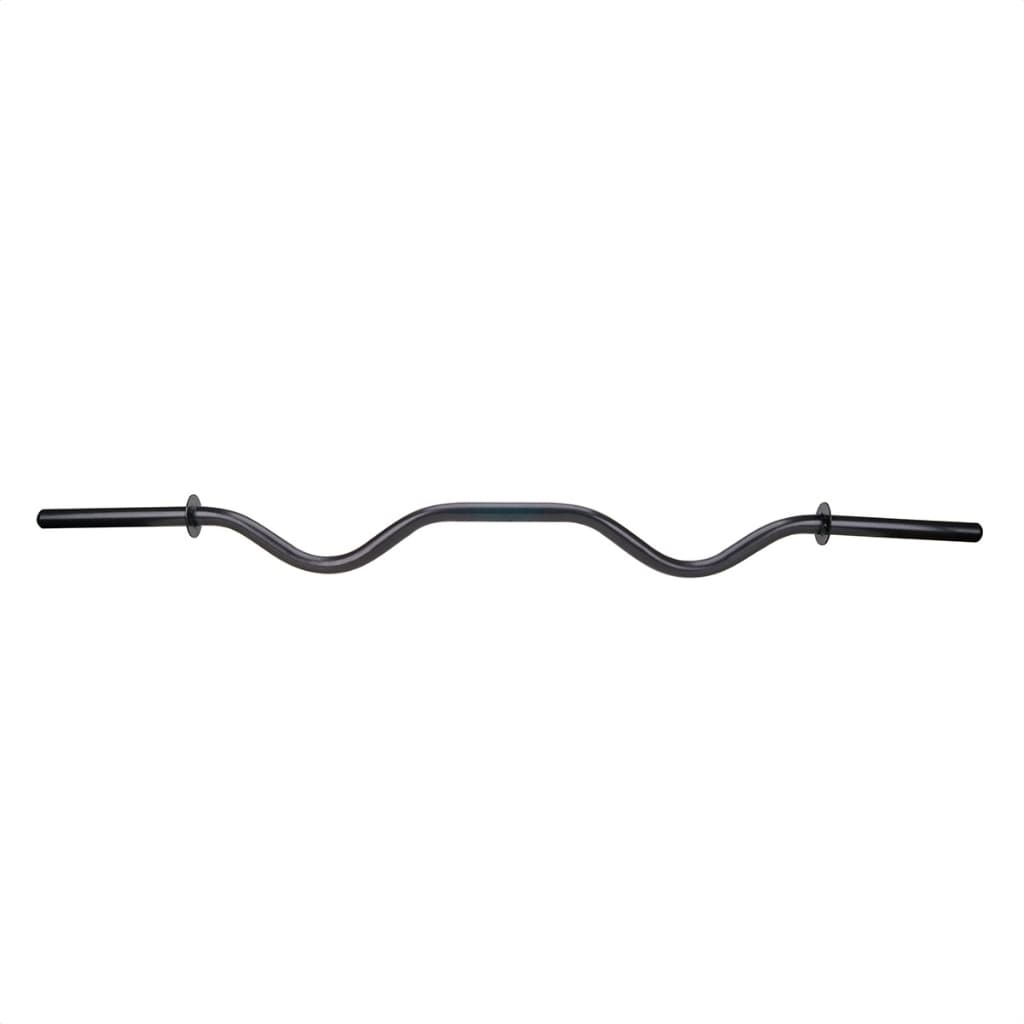 Barra W Musculação 120 Cm Academia Presilhas Exercício