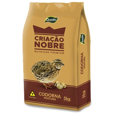 Ração Codornas Alta Produtividade Crescimento Ovos