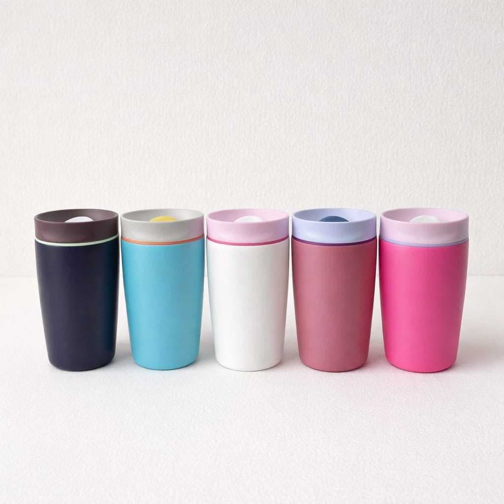 Copo Térmico Caneca Colorida de Chá Água Café Em Aço Inox 400ml Portátil Prática