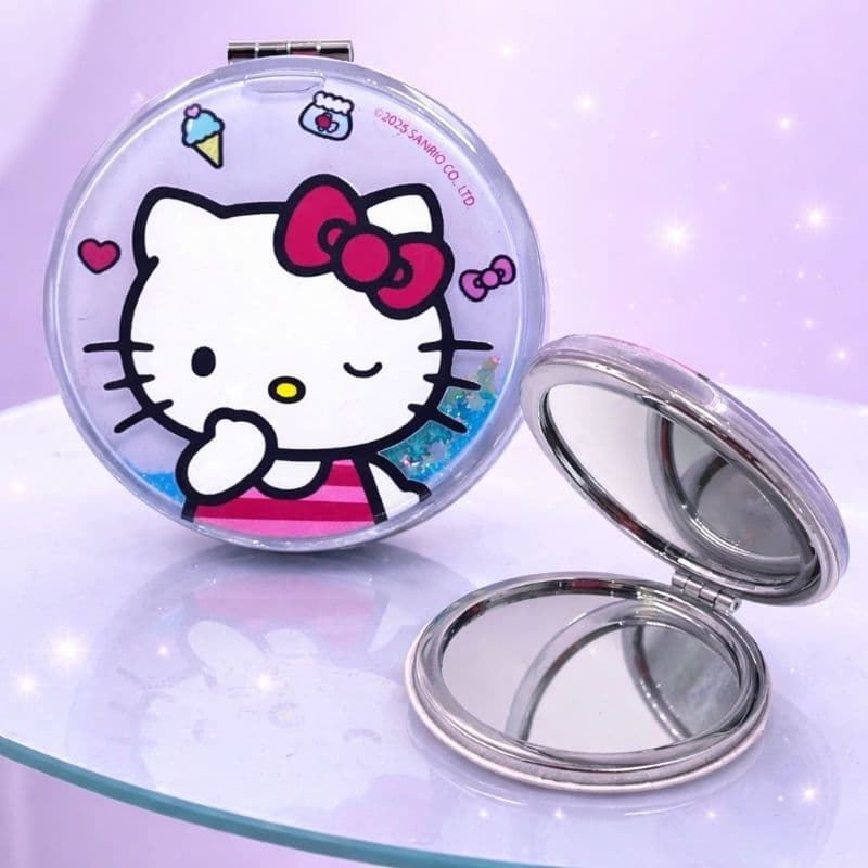 Espelho hello kitty de bolsa Dupla Face - Acessório  hello kitty