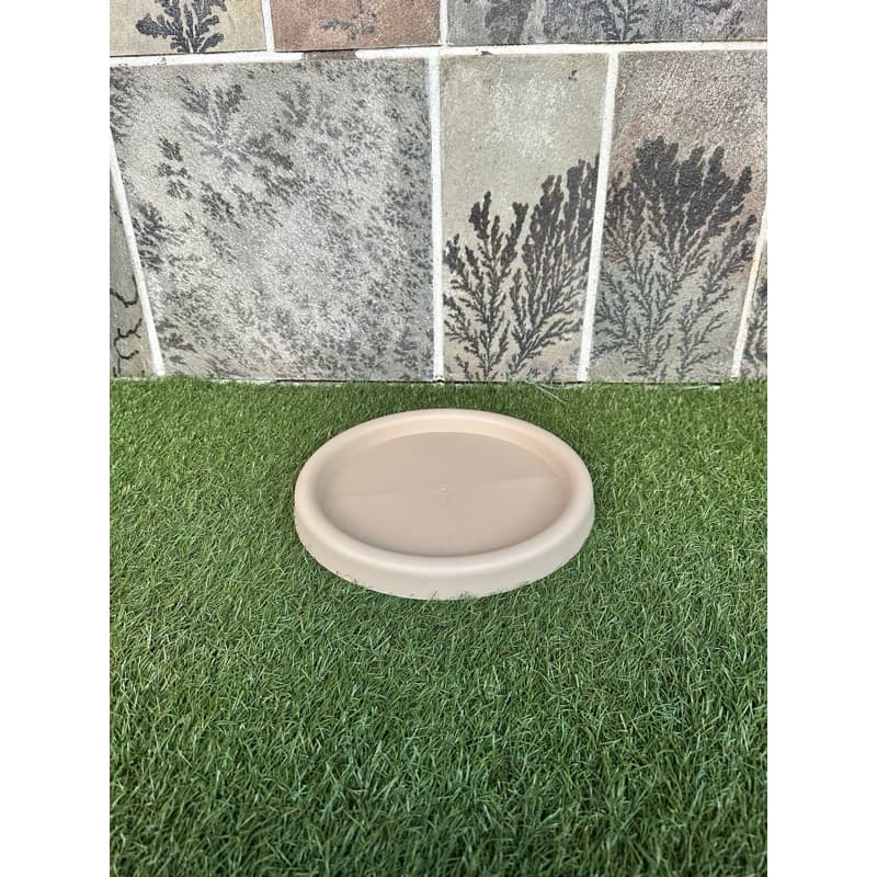 Prato Base Coletor De Água E Resíduos Para Vasos De Plantas e flores em jardim área externa 24 cm