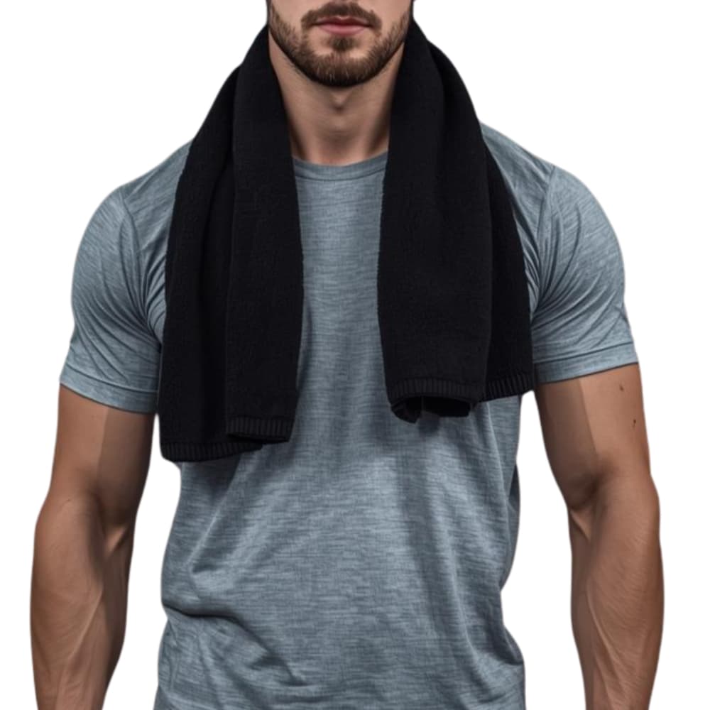 KIT 2 UNI Toalha de Academia Fitness – Alta Absorção e Secagem Rápida Leve, Macia 100% ALGODÃO