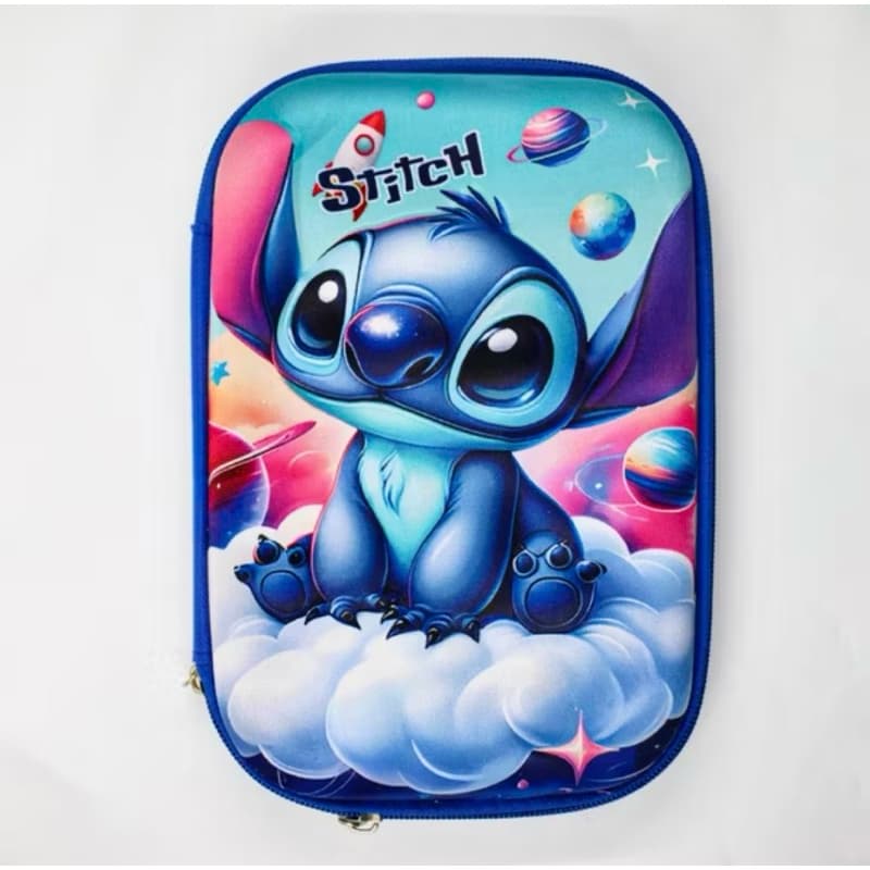 Estojo Escolar Infantil 3D Frozen Patrulha Canina Homem Aranha Stitch Sonic Barbie menino e menina Volta às Aulas