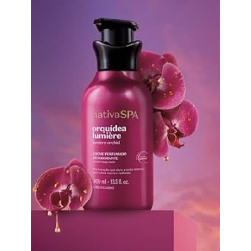 Creme perfumadi Desodorante Nativa SPA Corporal Orquídea Lumière 400 ml - o boticário