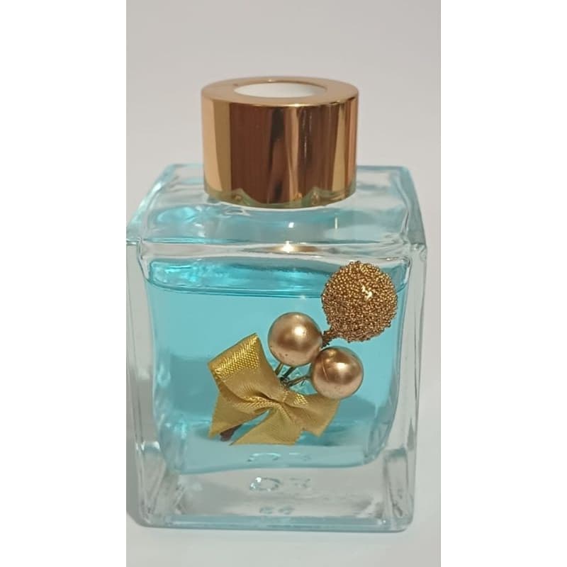 Kit 10/20/25 aromatizadores vidro cubo 50ml para lembrança de aniversário, casamento, batizado, eventos entre outros
