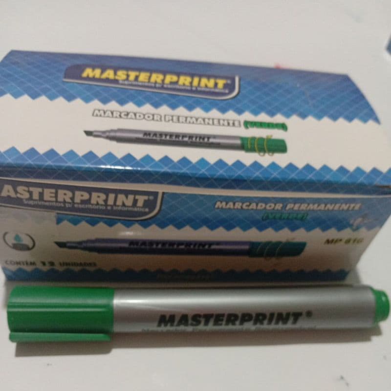 kit de pincel atômico marcador permanente cores variadas