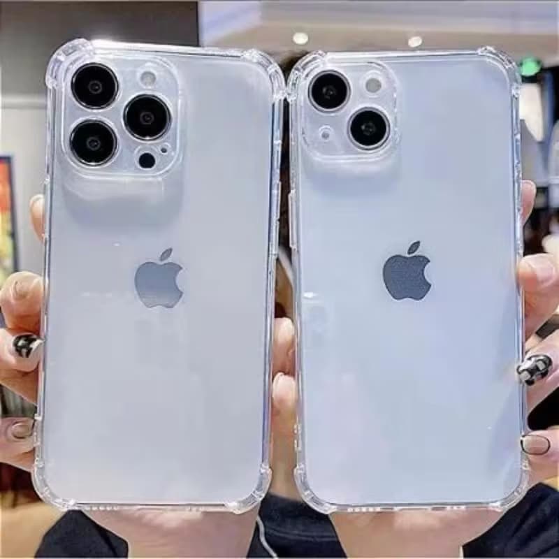 Capa Capinha iPhone 15 Pro Max Transparente Premium Reforçada TPU Anti Impacto Proteção Máxima Com Design Original
