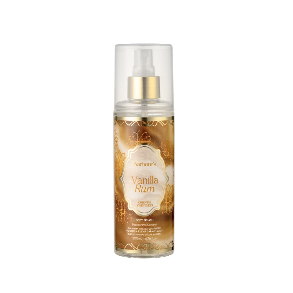 Body Splash Vanilla Rum 200ml - Barbour's Beauty