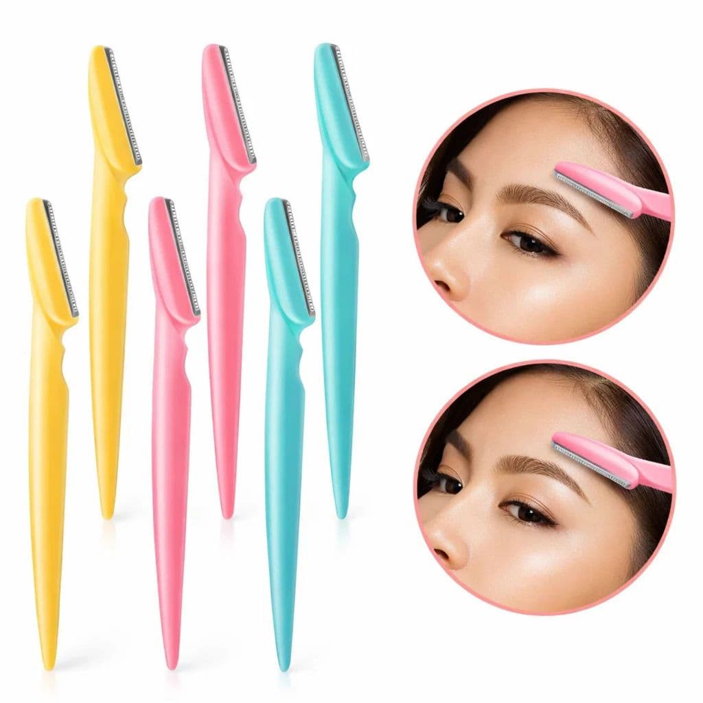 Navalha Facial Feminina  Lâmina Facial Depilador Facial Sobrancelha Buço Rosto Dermaplaning
