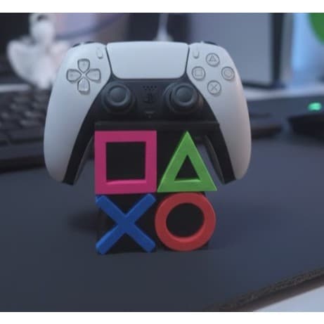 Suporte de Mesa Premium para Controle PS5  - Ícones PlayStation 5