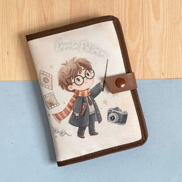 Porta Documentos e Passaporte  Harry Potter