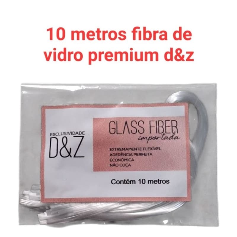 Fibra de vidro unha D&Z fibras de 10 metros ou fio a fio 50 ou 12 unidades DeZ
