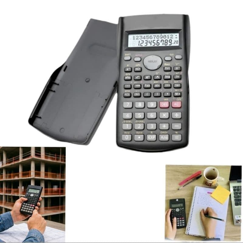 Calculadora Científica 240 Funções Frações Display 10+2 Dígitos