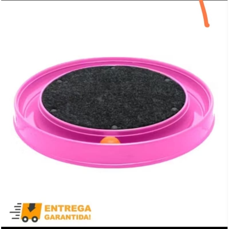 Arranhador redondo com bolinha para gatos, filhotes e adultos