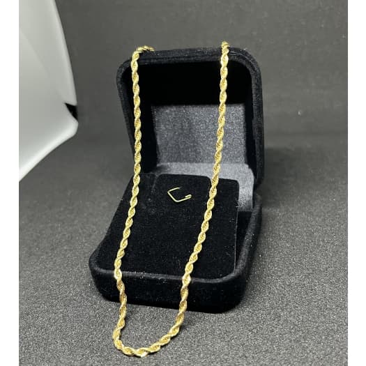 Colar americano dourado | masculino 50 cm