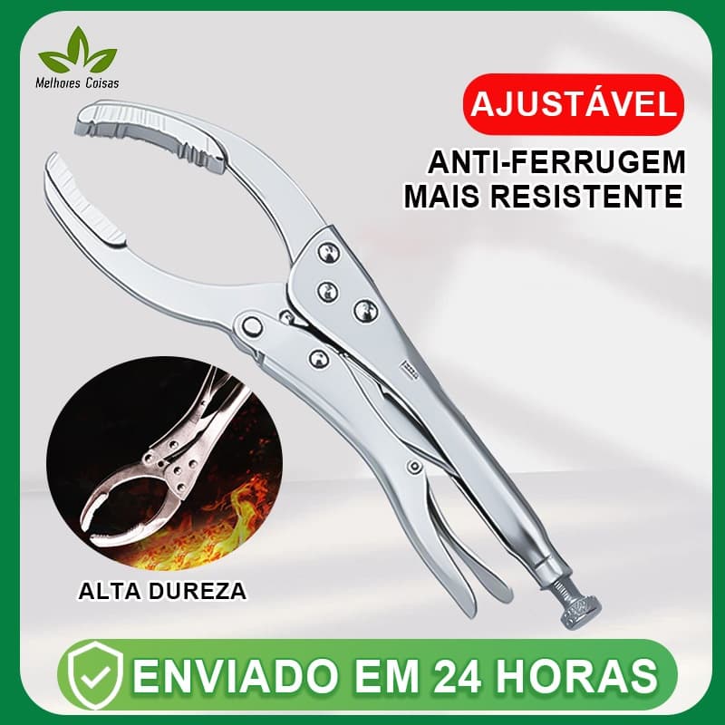 Alicate de pressão profissional automotivo com chave saca filtro de filtro de óleo no carr