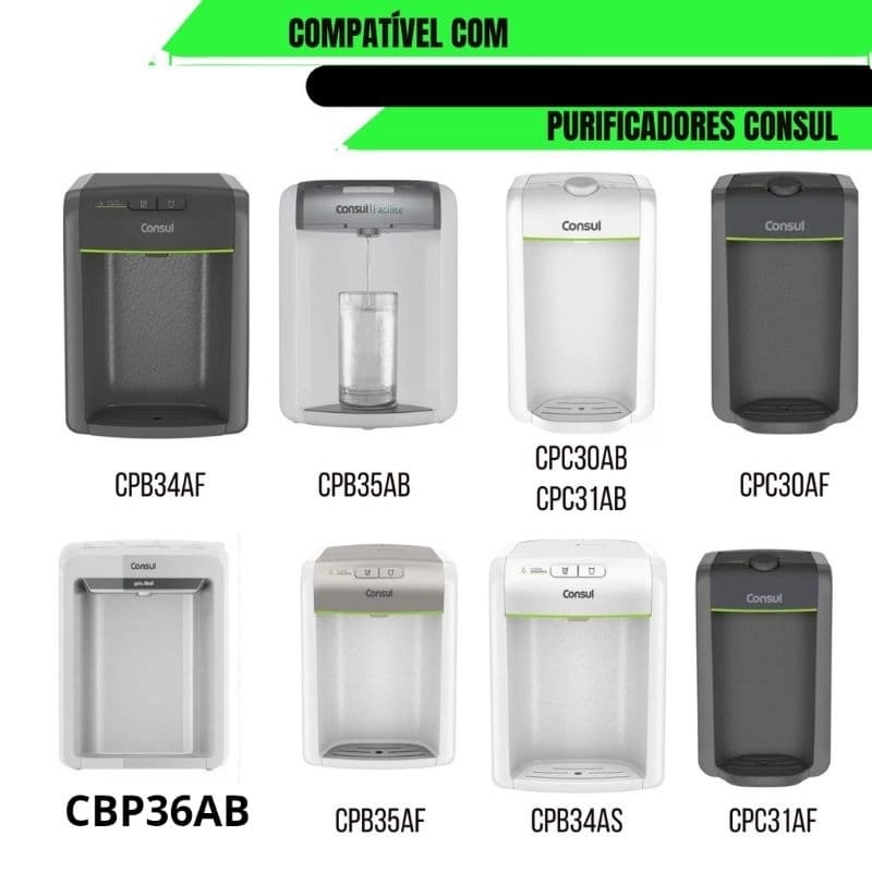 Refil Compatível com Filtro Consul Acquabios Purificador de Água  CS Acqua 1005-0046