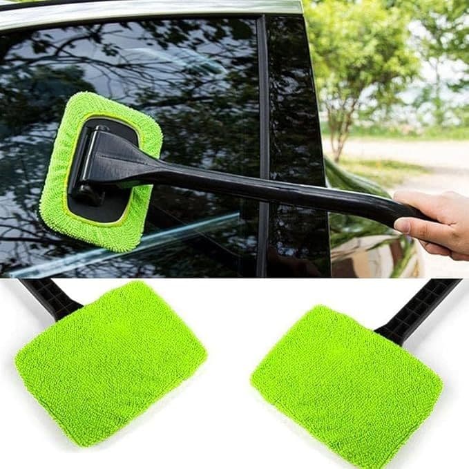 Escova de Microfibra Karbox 40x12cm - Longa, para Vidros Carro e Residência