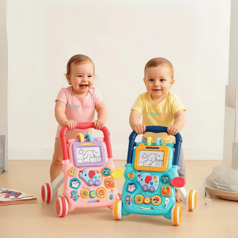 Andador Didático Bebê Musical Empurrador Quadro Magico Baby Infantil anti-tombo  Educativo  P20
